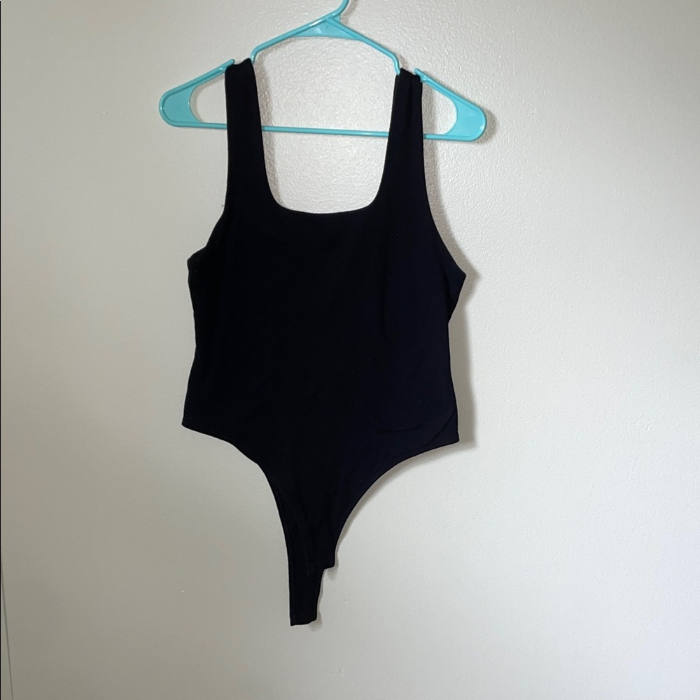a new day Black Bodysuit